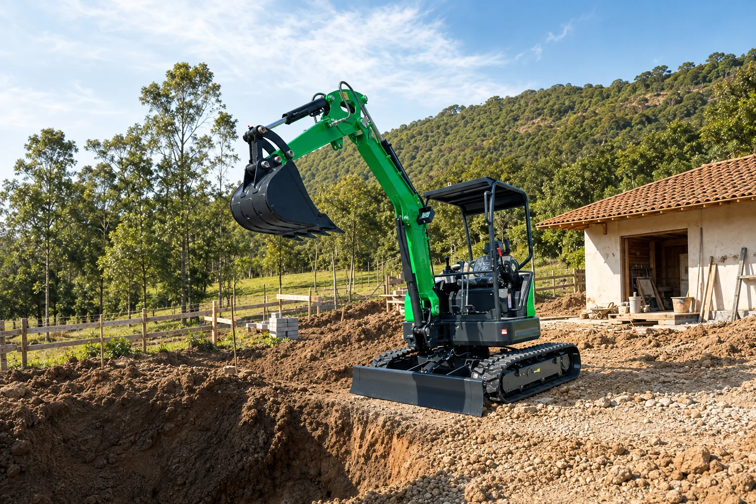 EX25U em operação